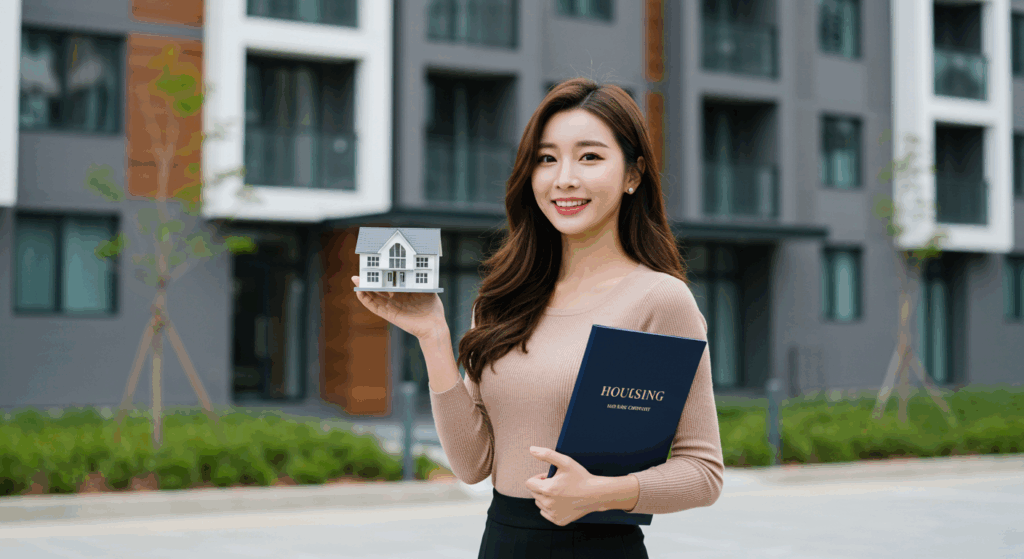 아파트 단지 내 여성