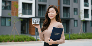 아파트 단지 내 여성