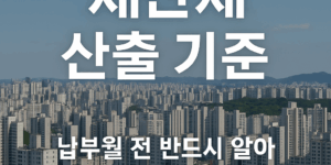 재산세 산출 기준