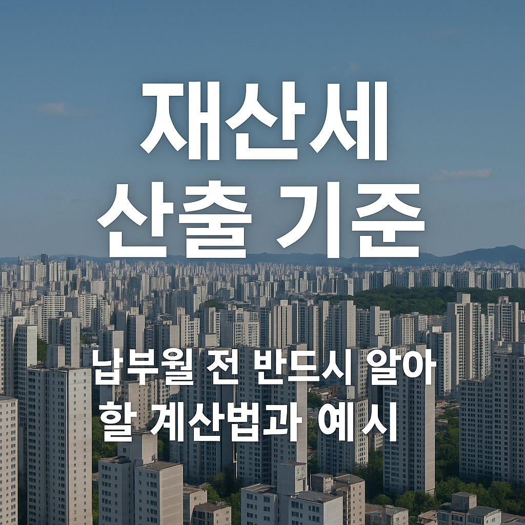 재산세 산출 기준