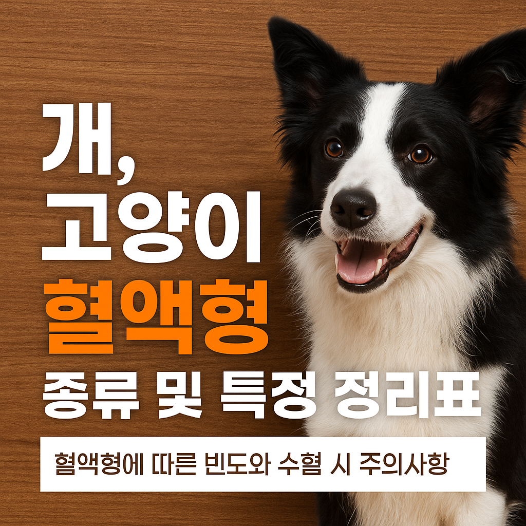 반려동물 혈액형