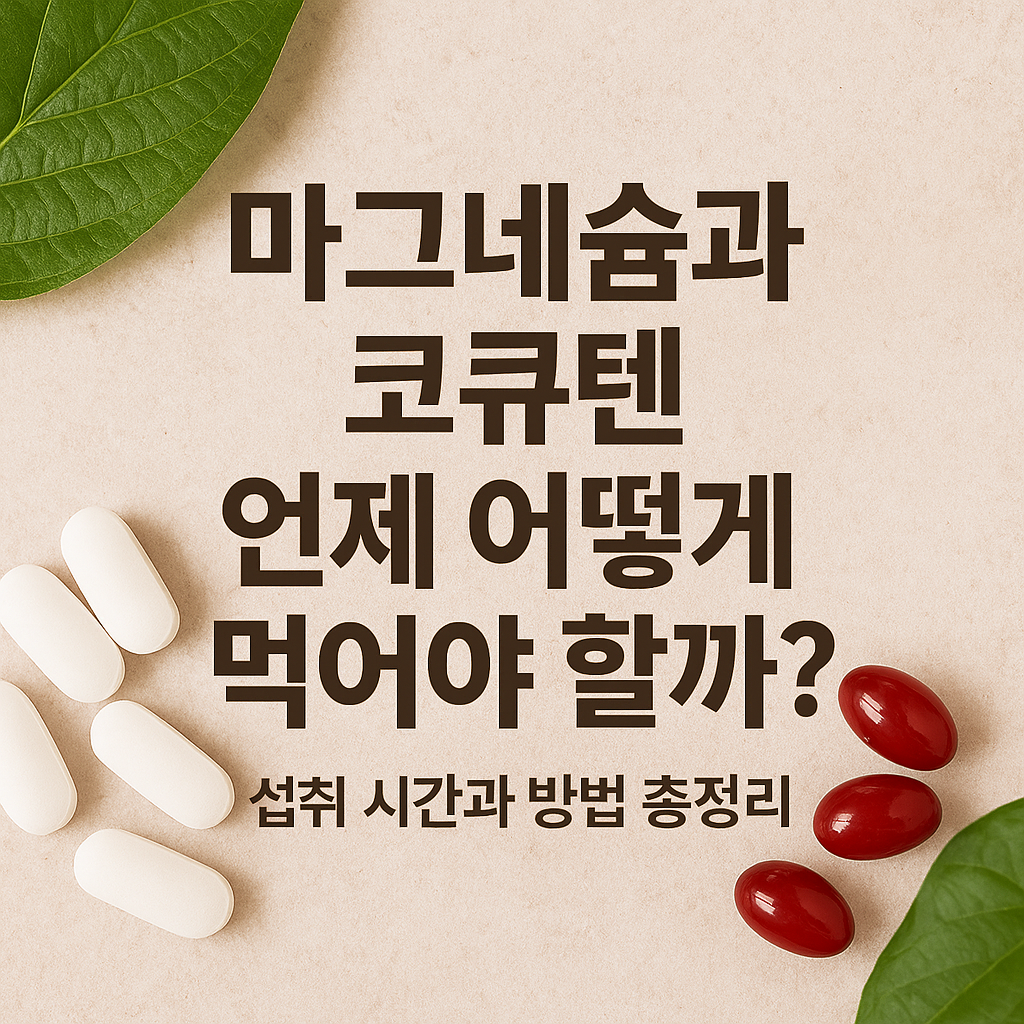 마그네슘과 코큐텐