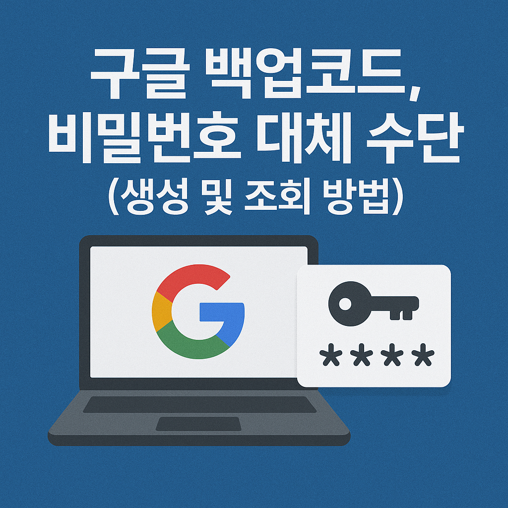 구글 백업코드