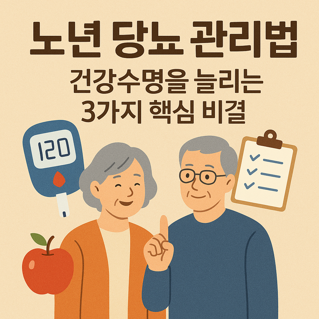 노년 당뇨 관리법