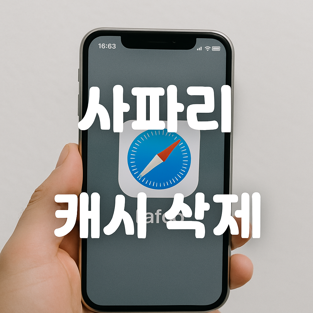 사파리 캐시,기록,쿠키 삭제