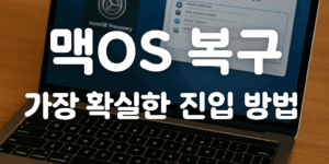맥os 복구 방법