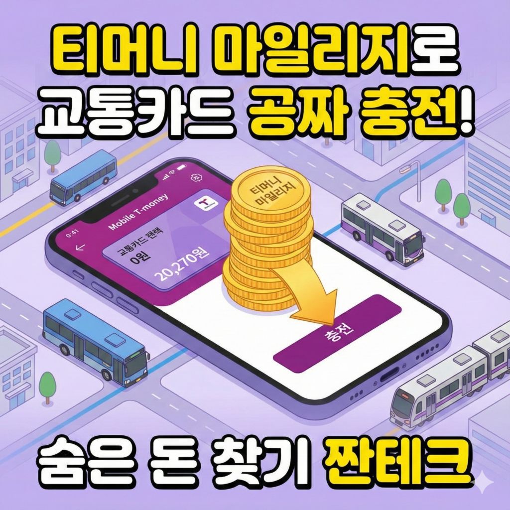 티머니 마일리지 교통카드 충전