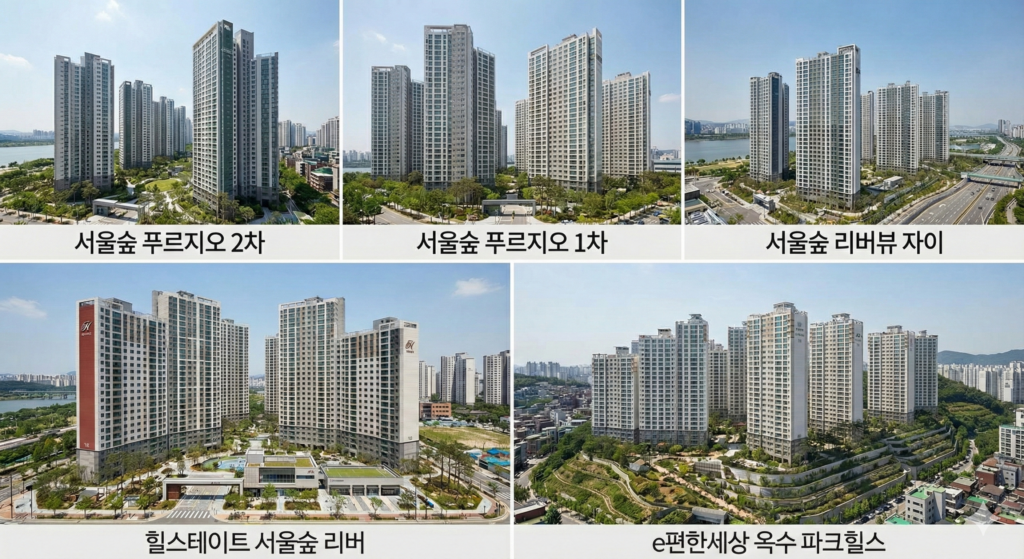 성동구 대장아파트 10위부터 6위