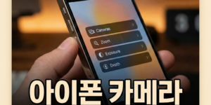 아이폰 카메라 컨트롤