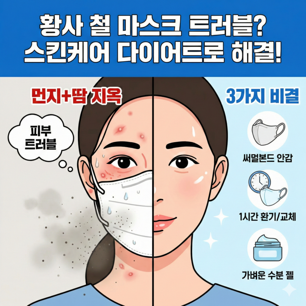 마스크 속 피부케어